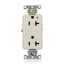 Decora Plus Isolated Ground Duplex Receptacle, Heavy-Duty Industrial, 20A 125V (Light Almond)
