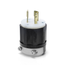 Locking Plug, 20A, 600V Industrial Grade (Black) & White