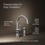 Artifacts 1-Handle Swing Spout Kitchen Faucet with Spray (Polished Chrome), K-99262-CP
