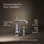 Artifacts Victorian 1-Handle Kitchen Faucet with Spray (Polished Chrome), K-99265-CP