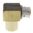 1/2" PEX Press x 1/2" Female Sweat or 3/4" Copper Fitting 90° Elbow w/ Attached Sleeve (Zero Lead Bronze)