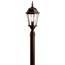 Madison 21.5" 1 Light Post Light w/ Clear Beveled Glass (Tannery Bronze)