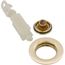 Polished Brass Drain Plug & Seat, 99596