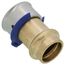 3/4" PEX Press x 1/2" ProPress Adapter w/ Sleeve (Lead Free)