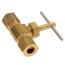 106-C, 1/4" OD Compression Straight Needle Valve (Lead Free)