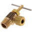 103-C, 1/4" OD Compression x 1/4" MIP Angle Needle Valve (Lead Free)