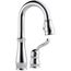 Leland 1-Handle Pull-Down Bar / Prep Faucet (Chrome), 9978-DST