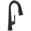 Emmeline Single Handle Pull Down Bar/Prep Faucet, 1.8 GPM (Matte Black), 9982-BL-DST