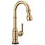 Broderick Single Handle Pull-Down Bar/Prep Faucet with Touch2O Technology, 1.8 GPM (Champagne Bronze), 9990T-CZ-DST