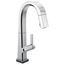 Pivotal 1-Handle Pull Down Bar/Prep Faucet With Touch<sub>2</sub>O Technology (Chrome), 9993T-DST