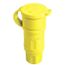 30A, 347/600V 3PY, NEMA L23-30R, 4P, 5W, Locking Connector, Grounding, Wetguard (Yellow)