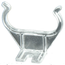Screw Mount Lamp Support Clip For Horizontal Mount 2g11 Base Twin Tube Fluorescent Lampholder