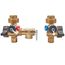 3/4" Sweat LFTWHG2-FT-HC-RV Tankless Water Heater Valve Set w/ VersaFit Tech, Hot and Cold Valve Set, 150 psi Relief Valve (Lead Free)