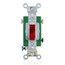 30A, 120v, Toggle Pilot Light, Illum. On, Req. Neutral 1-pole AC Quiet Switch (Red)