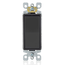15A Decora 3-way Switch, Self-grounding (Black)