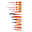 13 Piece Combination Insulated Tool Set with Roll-Up Pouch 