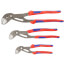 3 Piece Cobra High-Tech Water Pump Pliers Set w/ Comfort Grip Handle (7-1/4", 10", 12")