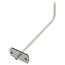 Static Pressure Tip, Stainless Steel w/ Mounting Flange for 3/16" Tubing (6" Insertion)