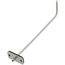 Static Pressure Tip, Stainless Steel w/ Mounting Flange for 3/16" Tubing (8" Insertion)