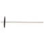 6" Straight Stainless Steel Static Pressure Tip w/ Mounting Flange