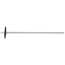 8" Straight Stainless Steel Static Pressure Tip w/ Mounting Flange