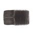 1/8" Black Steel Square Head Solid Pipe Plug