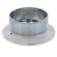 5" Round Floor Drain Grate and Screws (Chrome Plated)