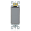 15A Decora 3-way Switch, Self-grounding (Gray)