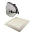 Flex Series Fan Finish Pack w/ White Grille, No Light (110 CFM, 3.0 Sones) (Pack of 4)