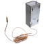 SPST Remote Bulb Temperature Control, -30-100F w/ Manual Reset (6' Cap)