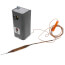 SPST Remote Bulb Temperature Control, -30-100F w/ Manual Reset (6' Cap)