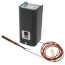 SPDT Remote Bulb Temperature Control, Open-Hi w/ Manual Reset (6' Cap)