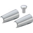 Chrome Metal Lever Handle Accent Set (Pack of 2), A22-DELTA