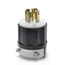 30A, 347/600V 3PY, NEMA L23-30P, 4P, 5W, Locking Plug, Grounding (Black/White)