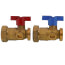 TruFLOW Manifold Supply and Return Ball Valves, Set of 2 (Without Filter & Temp. Gauge)