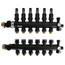6-Loop EP Radiant Heat Manifold Assembly w/ Flow Meters