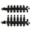 6-Loop EP Radiant Heat Manifold Assembly w/ Flow Meters