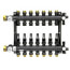 7-Loop EP Radiant Heat Manifold Assembly w/ Flow Meters