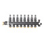 8-Loop EP Radiant Heat Manifold Assembly w/ Flow Meters