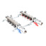 4-Loop 1" Stainless Steel Radiant Heat Manifold Assembly w/ Flow Meter