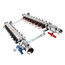 8-Loop 1" Stainless Steel Radiant Heat Manifold Assembly w/ Flow Meter