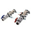 2-Loop 1-1/4" Stainless Steel Radiant Heat Manifold Assembly w/ Flow Meter