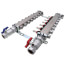 7-Loop 1-1/4" Stainless Steel Radiant Heat Manifold Assembly w/ Flow Meter