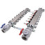 8-Loop 1-1/4" Stainless Steel Radiant Heat Manifold Assembly w/ Flow Meter