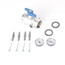 12-Loop 1-1/4" Stainless Steel Radiant Heat Manifold Assembly w/ Flow Meter
