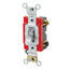 20A, 120V Toggle Pilot Light, Illuminated On, Req Neutral Double-pole AC Quiet Switch, Self Grounding, Back & Side Wired, (Clear)