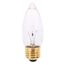 25 Watt B11 Incandescent Bulb - Clear - 2500 Average rated hours - 210 Lumens - Medium base - 130 Volt (60 Pack)