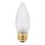 25 Watt B11 Incandescent Bulb - Frost - 2500 Average rated hours - 200 Lumens - Medium base - 130 Volt (60 Pack)