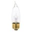 25 Watt CA10 Incandescent Bulb - Clear - 2500 Average rated hours - 210 Lumens - Medium base - 130 Volt (60 Pack)