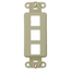 Quickport, Decora Insert, 3-port (Ivory)